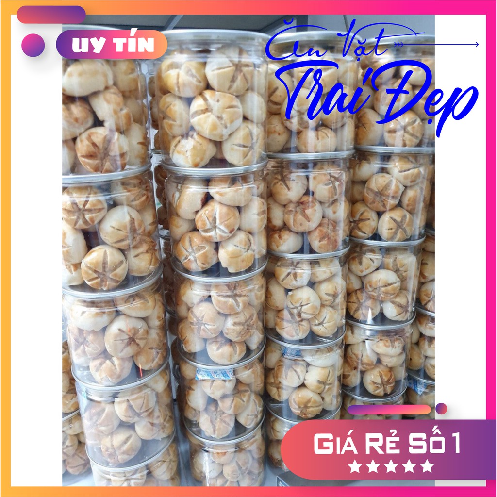 Bánh Dừa Sầu Riêng - Đậu Lá Dứa 280G Hủ Pet - Trai Đẹp Snack