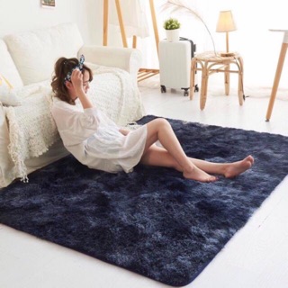 THẢM LÔNG TRẢI SÀN 1m6x2m - LOANG XANH THAN