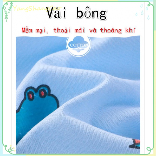 Bộ Quần Áo Gồm 2 Món Chất Liệu Cotton In Hình Hoạt Hình Dễ Thương Dành Cho Trẻ Nhỏ 0-6 Tuổi