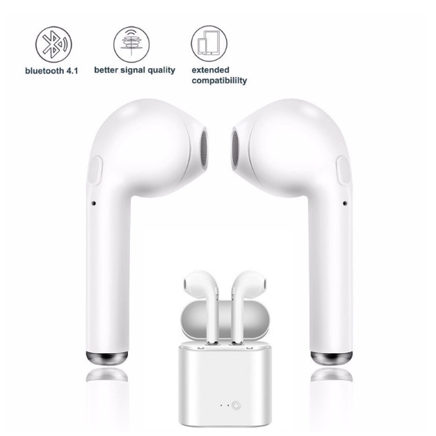 Tai Nghe Bluetooth Không Dây Bản Quốc Tế Đổi Tên Chạm Cảm Ứng Dùng Cho IOS Và Android