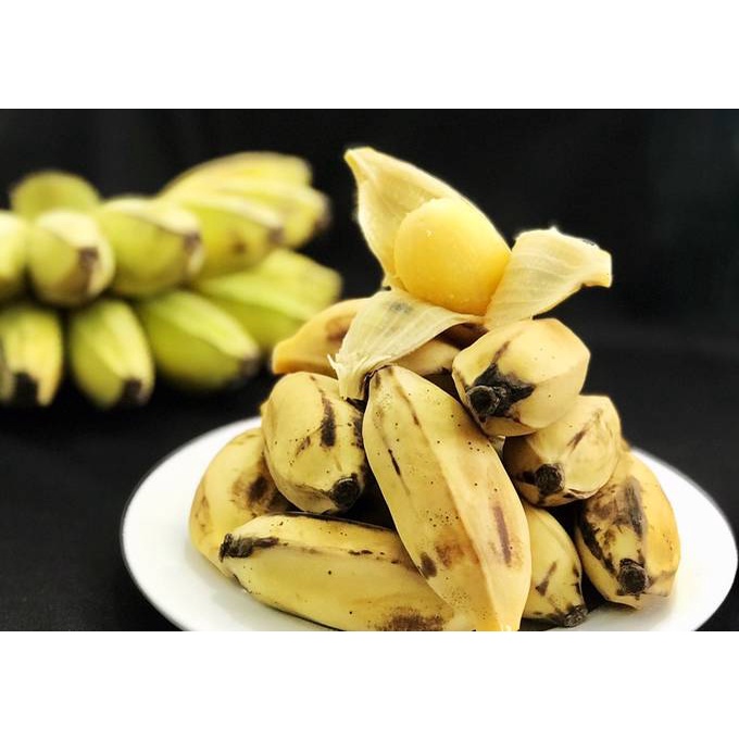 1KG chuối sáp nghệ miền Tây dùng nấu chín để ăn