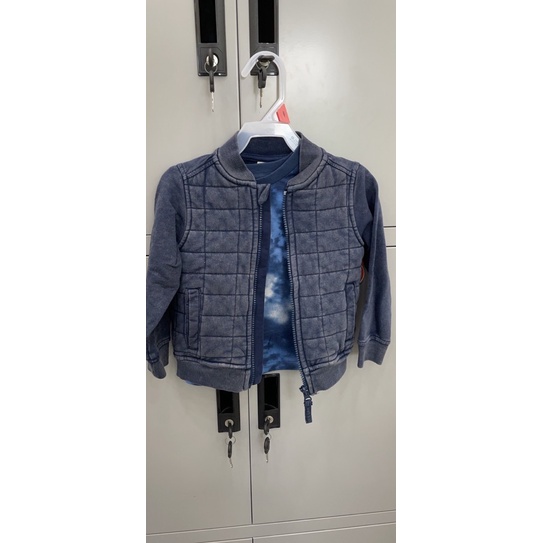 Áo khoác bomber bé trai hiệu Won.der. na.tion dư xịn full tag + móc + túi.