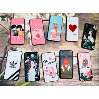 [Hàng hot] Ốp lưng Huawei Y7 pro 2019 phủ bóng hình hoa ( có vân tay)