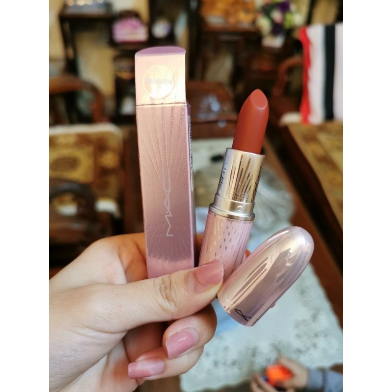 Son Mac Bản Mới Limited vỏ hồng - màu Marrakesh, Down To An Art, All Fired Up, Snow Filter