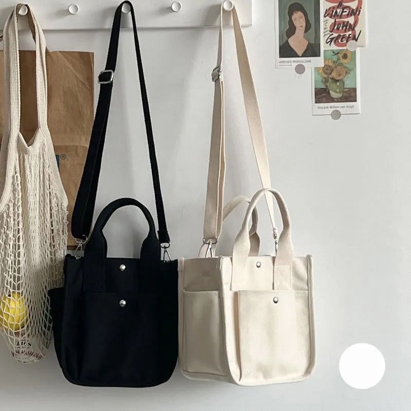 Túi Vải Canvas Đựng Hộp Cơm Trưa Xách Tay Kích Cỡ Lớn bp121