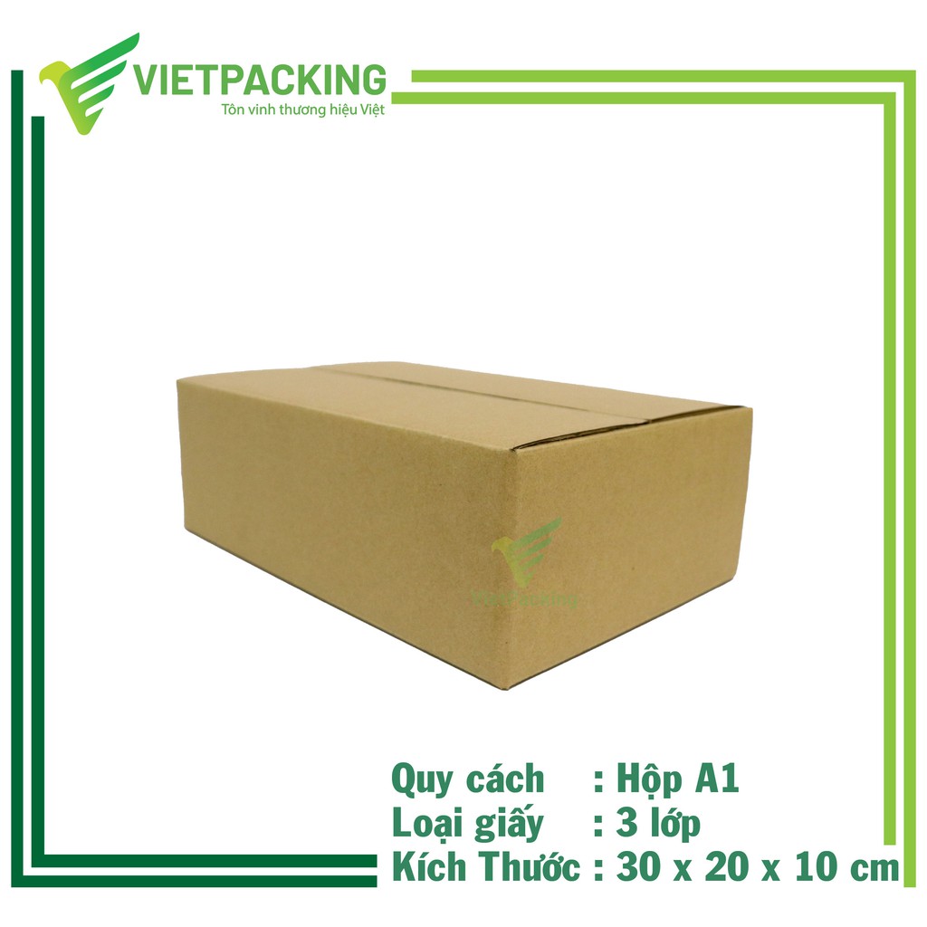 [GIÁ ƯU ĐẪI] 25 hộp carton size 30x20x10 đựng hàng hóa