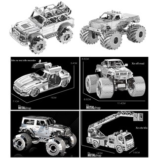 Mô Hình Lắp Ráp 3d Kim Loại xe cộ cỡ lớn
