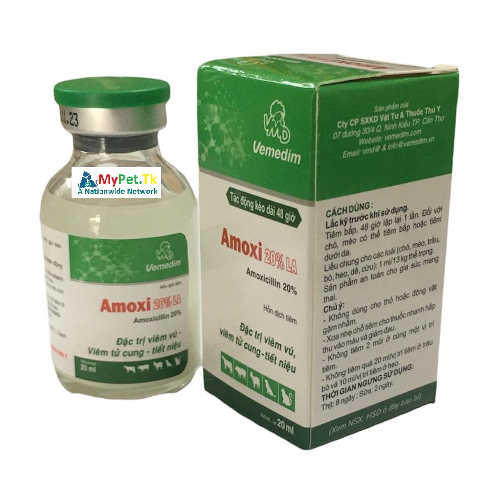 Vemedim Amo Cho Vật Nuôi 20ml
