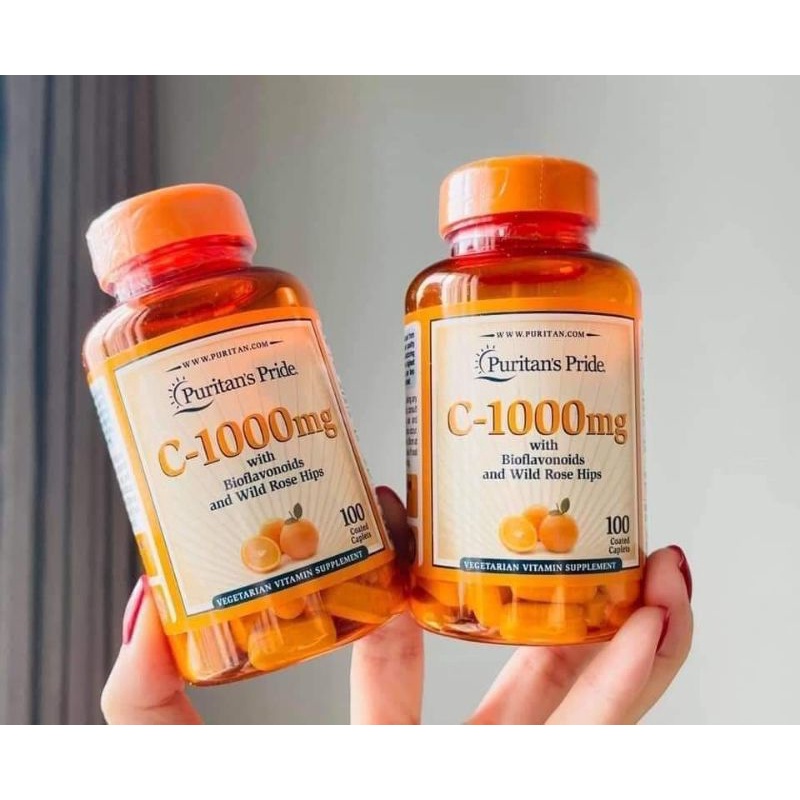VITAMIN C 1000MG PURITAN'S PRIDE HỘP 100 VIÊN