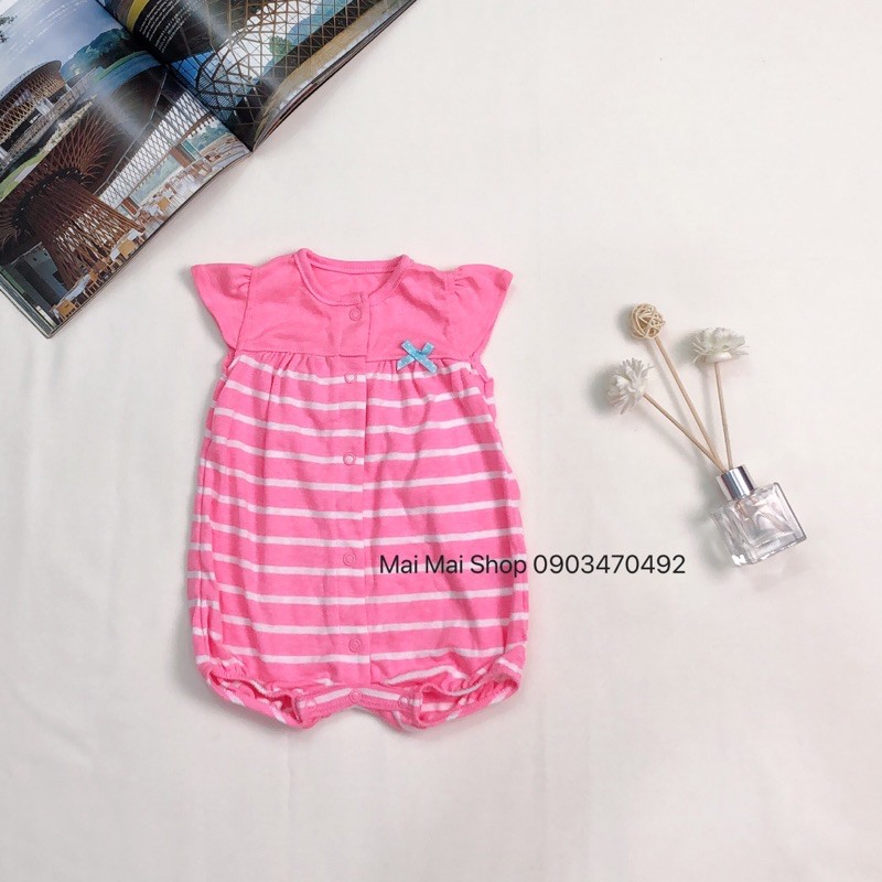 (Chọn màu-đủ size) Body đùi cotton mát thấm mồ hôi- Bodysuit xuất dư cho trẻ sơ sinh 0-24 tháng