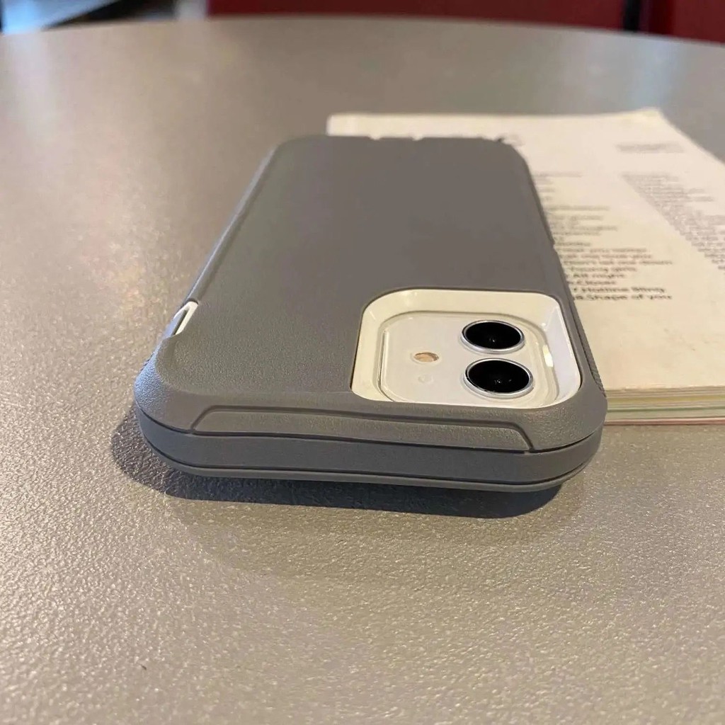 ¤✾European and American gray Apple 11promax mobile phone case iPhone12 anti-drop XR all-inclusive XS couple 8P male female models | BigBuy360 - bigbuy360.vn