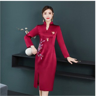 Đầm sườn xám cách tân phong cách vintage