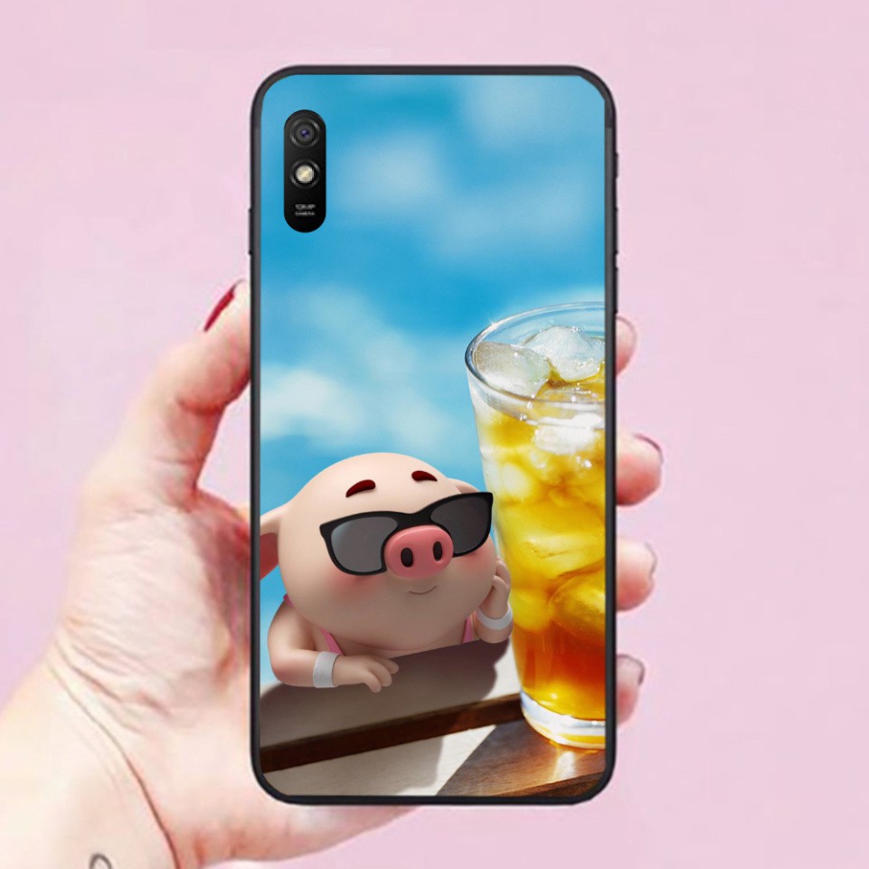 Ốp lưng Xiaomi Redmi Note 10 Pro/ 10/ 9S / 9 Pro/ 9T / 9C / 9A /9 hình Heo Con Dễ Thương 05