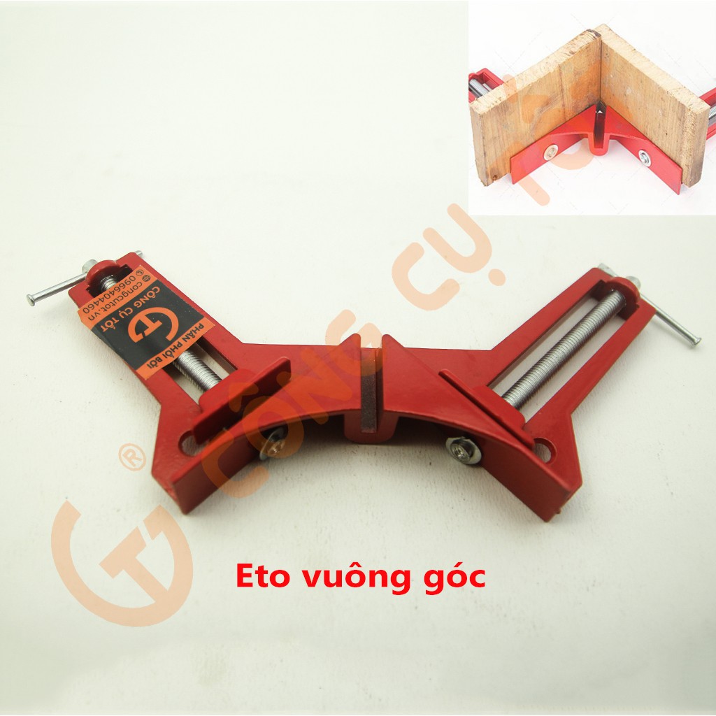 Eto kẹp góc vuông cho gỗ và cơ khí, kẹp bể cá