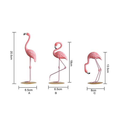 Chim Hồng Hạc Bằng Nhựa Resin Dễ Thương Trang Trí Nhà Cửa / Văn Phòng / Phòng Khách / Ngủ