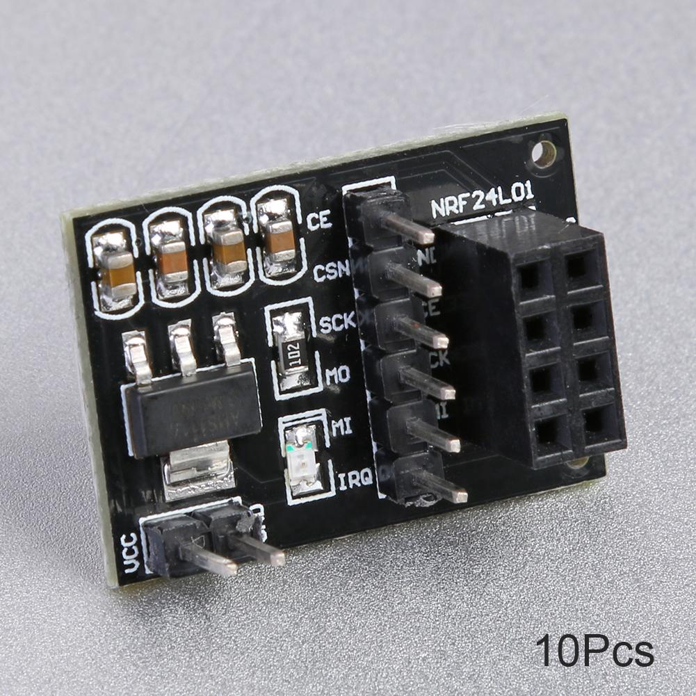 10pcs 3.3V Wireless Adapter Module Socket Adapter Board for 8Pin NRF24L01