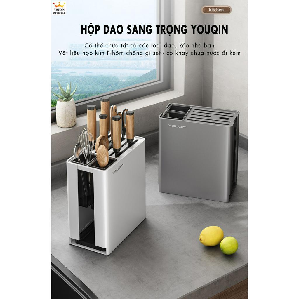 Hộp Đựng Dao, Đũa Muỗng Cao Cấp Dán Tường - YouQin