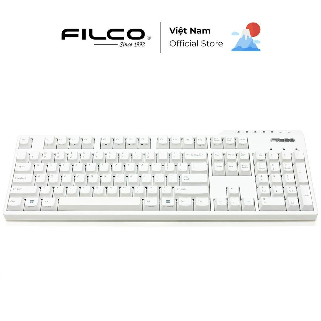 Bàn phím cơ Filco Majestouch Convertible 3 Hakua Fullsize/Tenkeyless - Hàng Chính Hãng