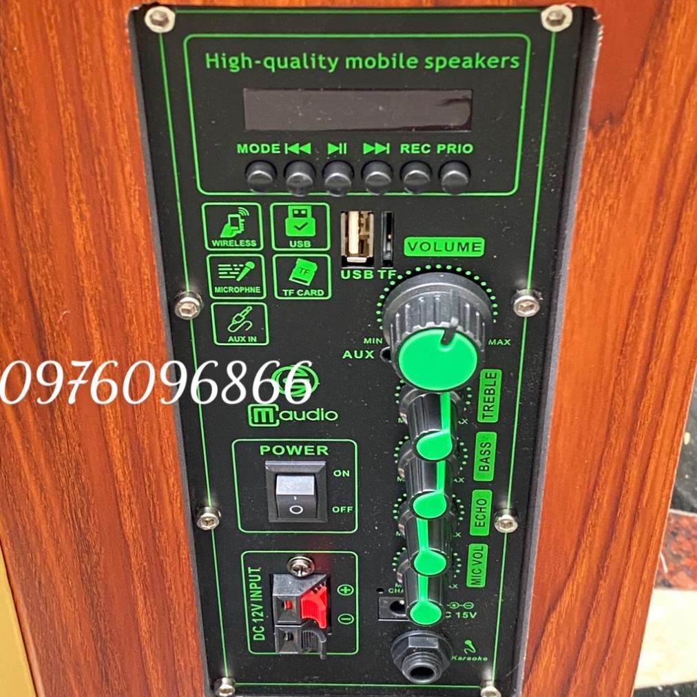 Loa kéo bluetooth AUDIO CM-K8 bas 20 nhập khẩu,bảo hành 12 tháng