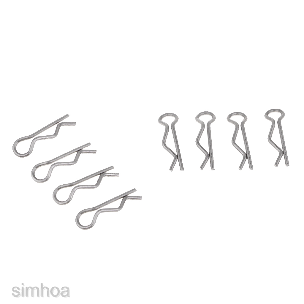 Bộ 8 Kẹp Kim Loại Hình Chữ R Cho Wltoys A949 A959 A969 A979