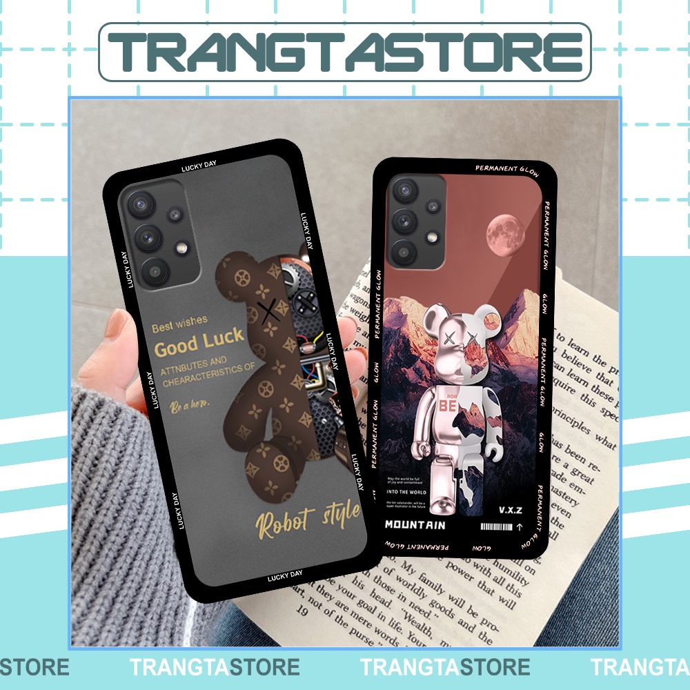 Ốp lưng Samsung A32 4G 5G - A52 - A52s -  A72 in hình gấu Bearbrick,Mountain,xanh,đen,đỏ giá rẻ