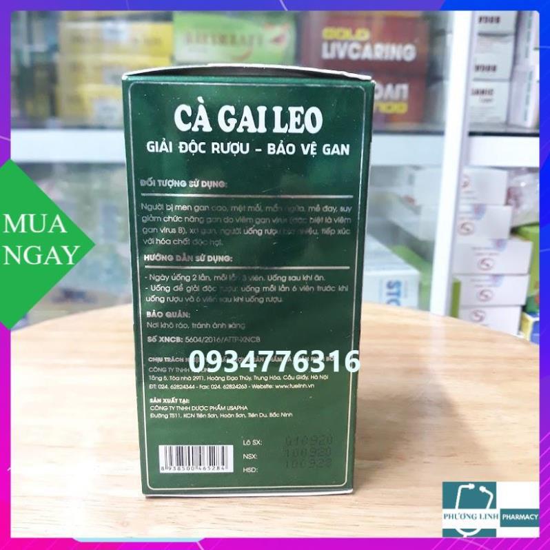 Cà Gai Leo Tuệ Linh - Giải Độc Gan, Giải Rượu- Hộp 60 viên