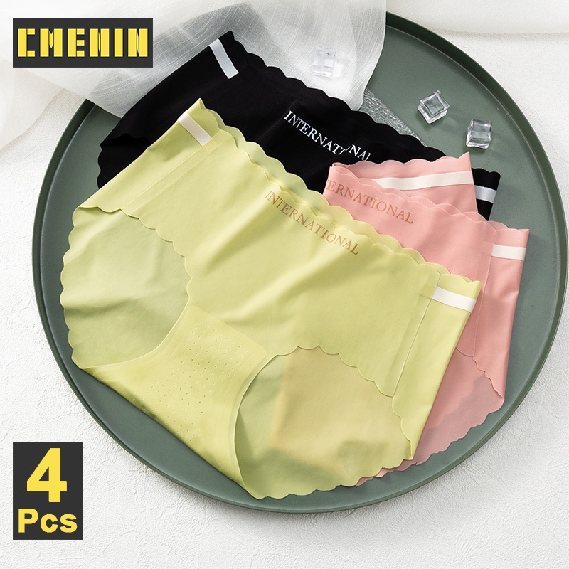 Set 4 Quần Lót Lụa Lạnh Quyến Rũ Dành Cho Nữ MM2423