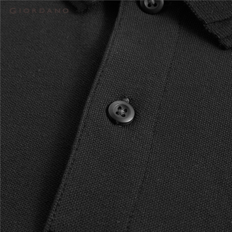 [ Mã 12FASHIONSALE1 giảm 10K đơn 50K ] Áo thun polo GIORDANO 01011388 co giãn thêu hình ếch thời trang cho nam | BigBuy360 - bigbuy360.vn