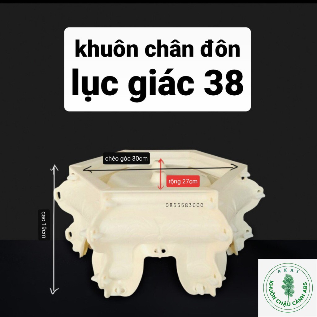 Khuôn đúc chân đôn lục giác 38-39 và 40 (khuôn chân đôn)