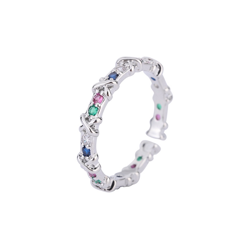 Hàng Mới Về Mới Nhẫn Đính Đá Zircon Phong Cách Hàn Quốc Sang Trọng Dành Cho Nữ