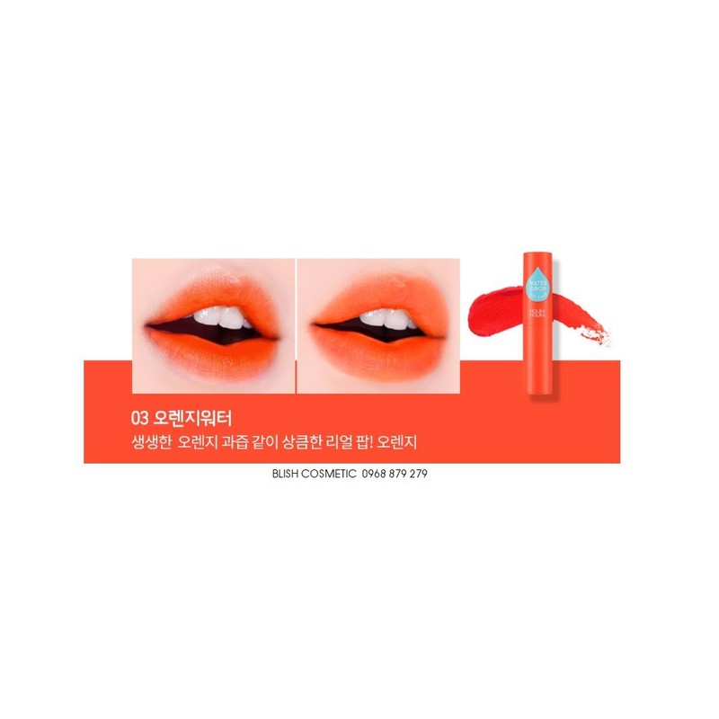 Son dưỡng có màu, lâu trôi Holika Holika drop tint bomb