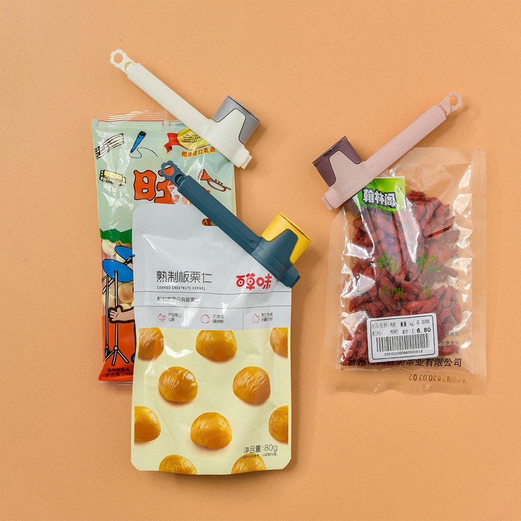 Kẹp miệng túi A184 kẹp miệng túi niêm phong túi bảo quản thực phẩm bằng nhựa siêu tiện lợi
