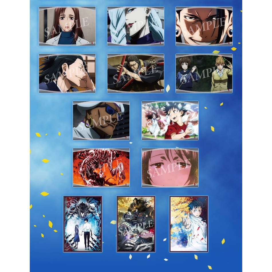 Pack thẻ card nhân phẩm Jujutsu Kaisen Metal Bandai vol 0 Pola Clear