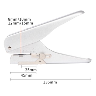 Dụng cụ đục lỗ tròn cho thẻ id 8mm / 10mm / 12mm / 15mm