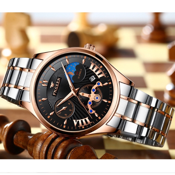 Đồng hồ FNGEEN 5606 máy quartz sang trọng cho nam