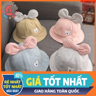Mũ vành tròn cho bé gái 1-4 tuổi - nón vành tròn kiểu dáng ngộ nghĩnh