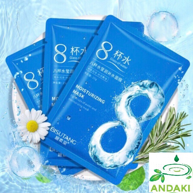 Mặt nạ cấp nước dưỡng ẩm kiềm dầu se khít lỗ chân lông mask nội địa trung cao cấp bisutang