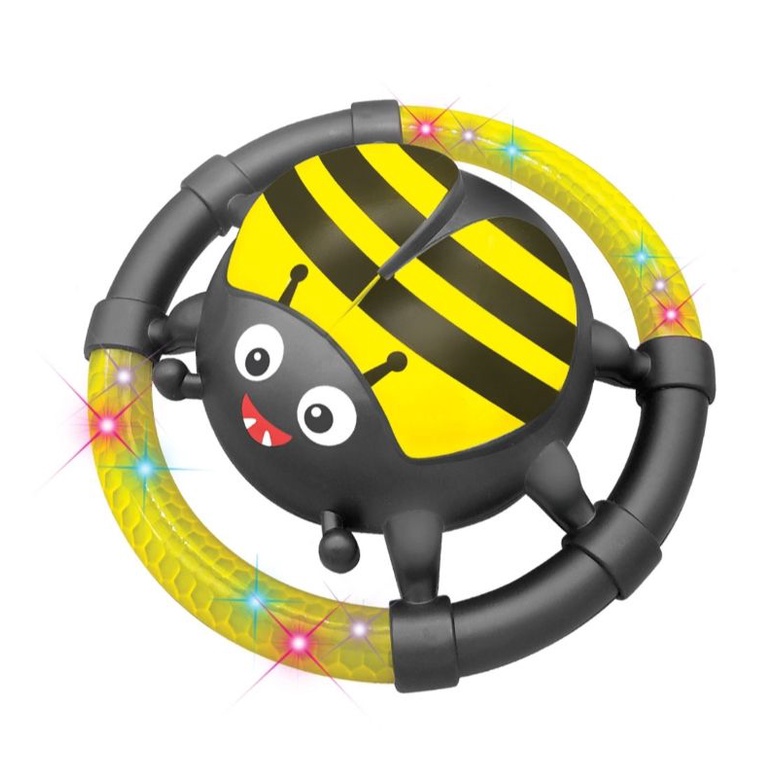 Đồ chơi vô lăng lái xe bọ cánh cứng di chuyển và phát nhạc