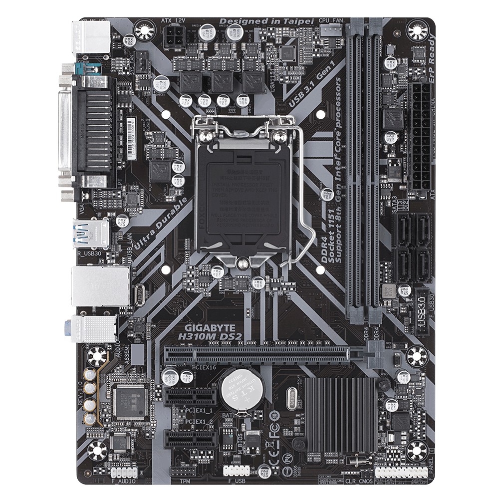 Bo mạch chủ Mainboard Gigabyte H310M DS2- new 100%