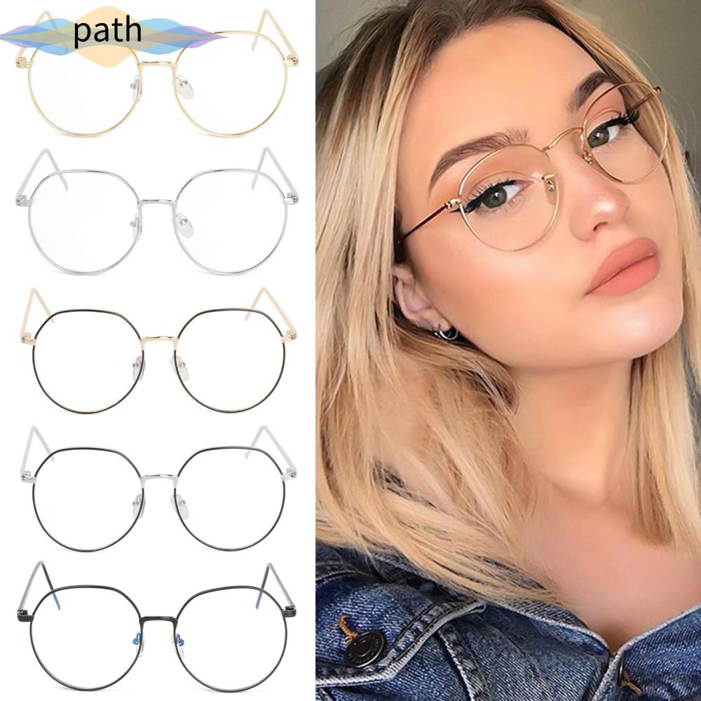 Mắt Kính Gọng Kim Loại Chống Ánh Sáng Xanh Kiểu Dáng Thời Trang