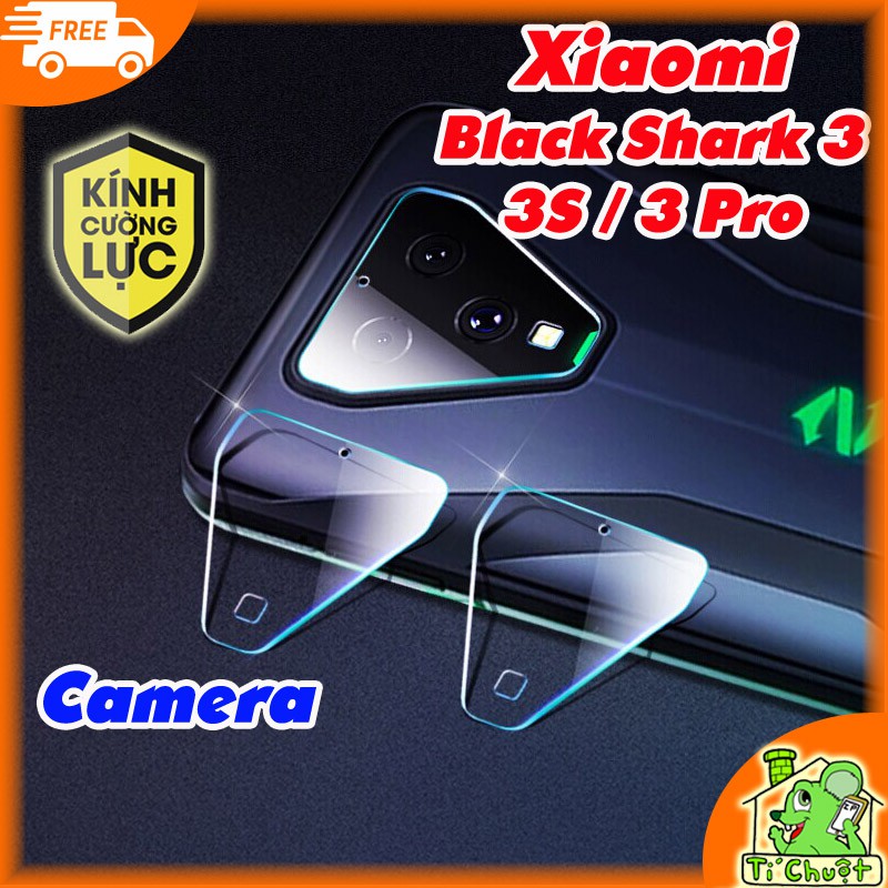 [Ảnh Thật] Kính Cường Lực chống trầy Camera Xiaomi Black Shark 3/ 3S/ 3 Pro