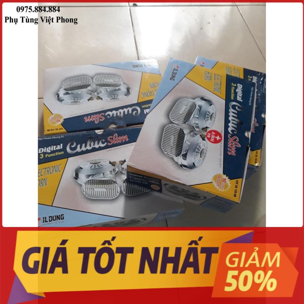 Còi Ngân 3 Tiếng Hàn Quốc : 12V _ 24V - Giá tốt nhất