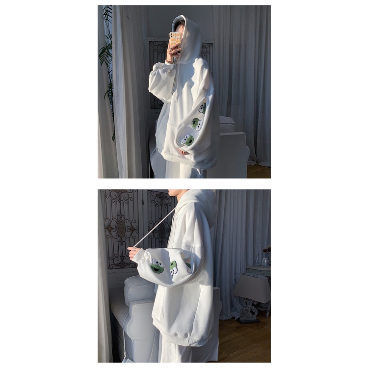 Áo hoodie AOKANG dáng rộng thời trang phong cách Hàn Quốc cho nam