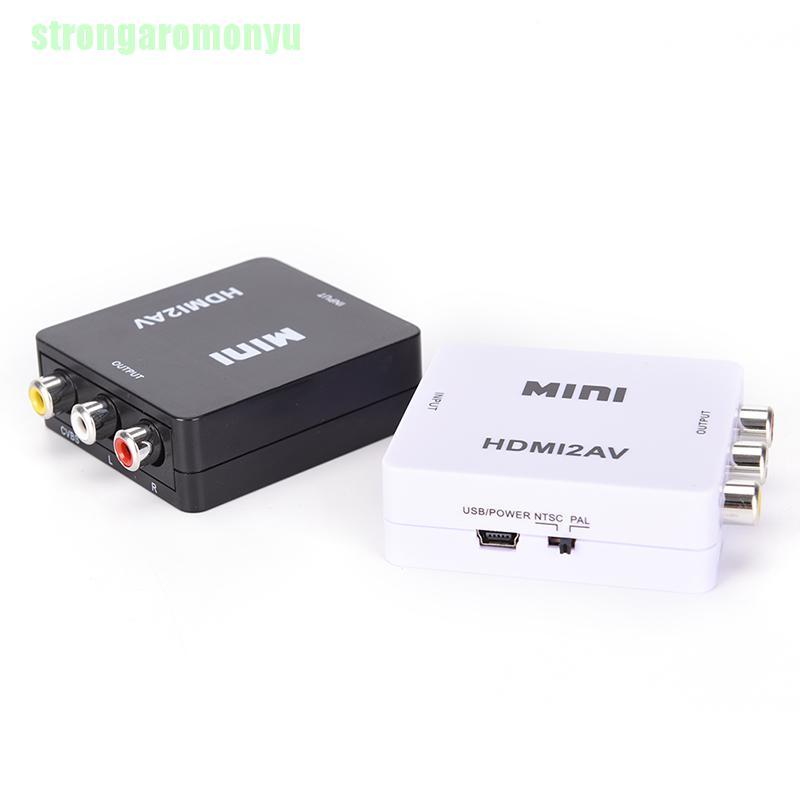 Bộ Chuyển Đổi Hdmi Sang Rca Av / Cvbs Hd 1080p Mini Hdmi2Av