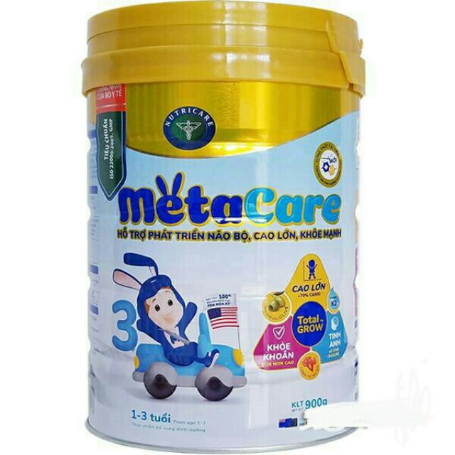 Sữa Metacare 3 900g mẫu mới