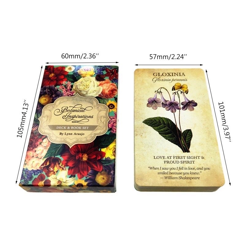 Bộ bài Oracle Botanical Inspirations 45 lá, tác giả Lynn Araujo