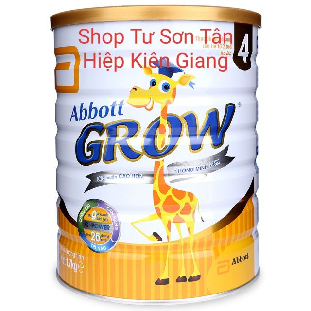 Sữa Abbott Grow 4 lon 1.7kg