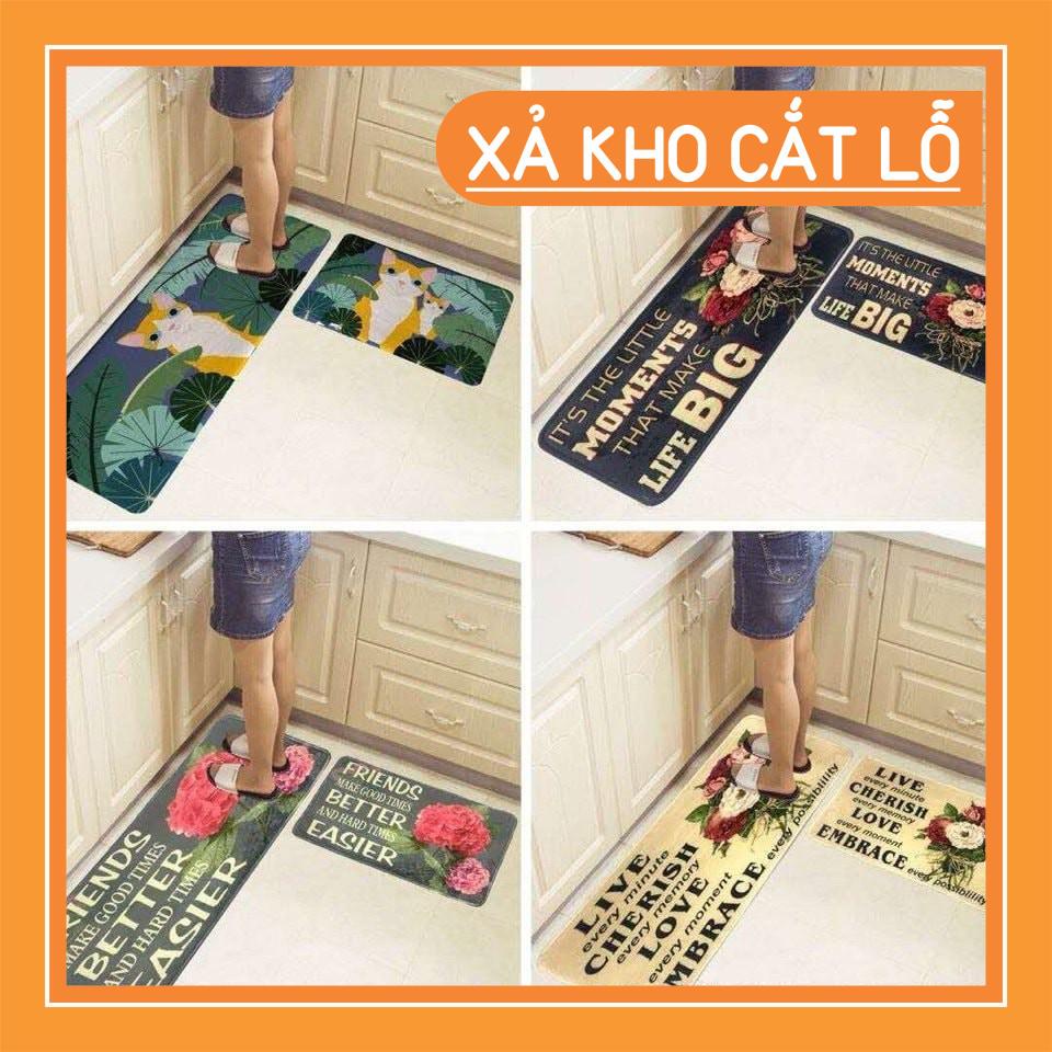 Combo 2 Thảm Trải Sàn Nhà Bếp