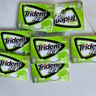 Kẹo singum trident ice vị bạc hà 11,2 gram