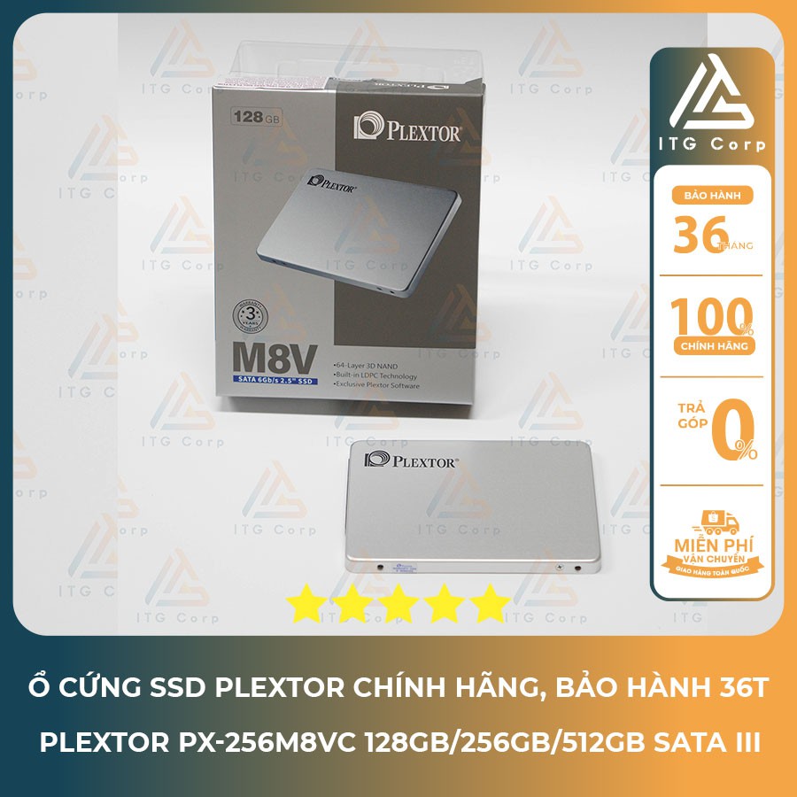 Ổ cứng SSD Plextor PX-256M8VC 128GB Sata III (Hàng Chính Hãng, BH)